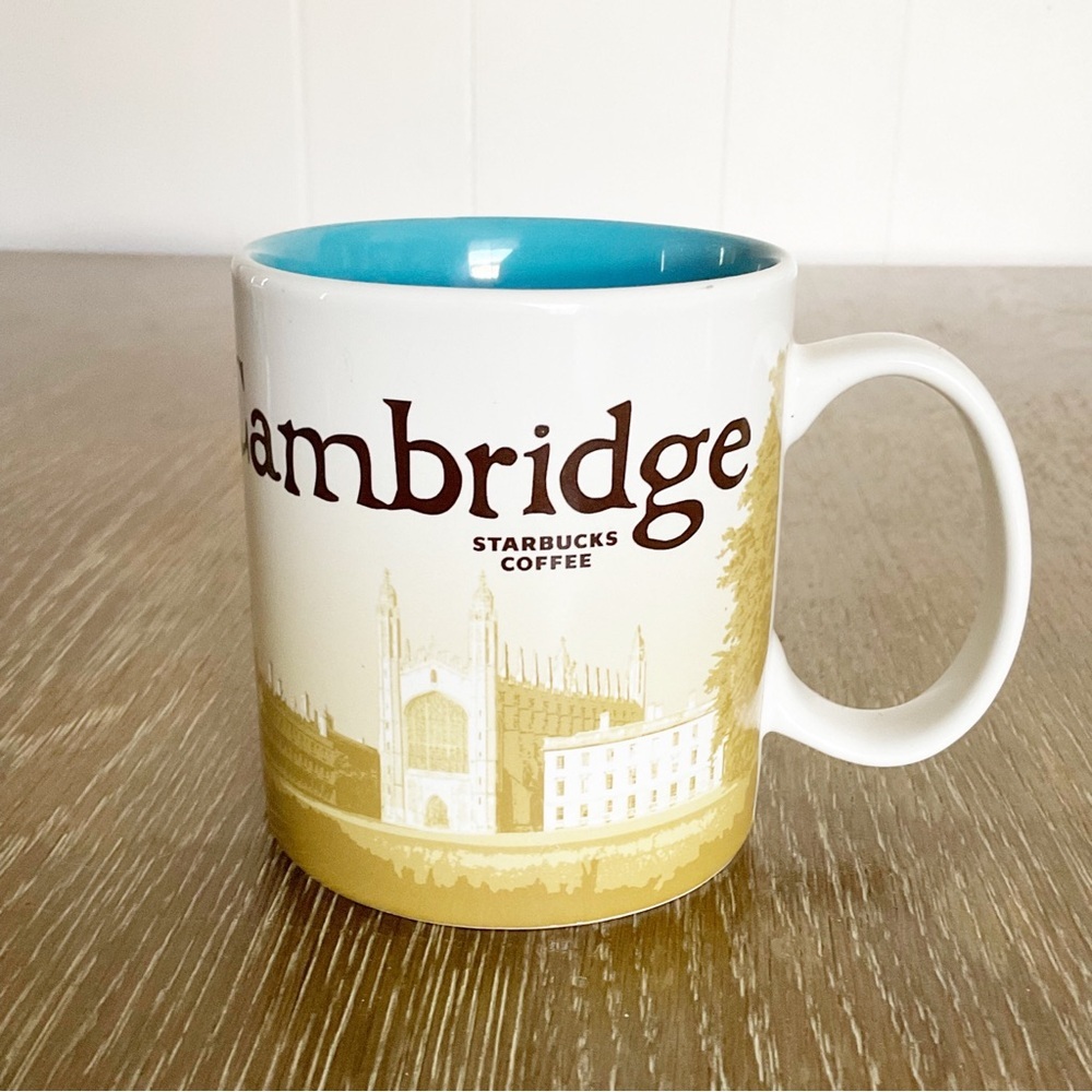 Starbucks Cambridge UK England Icon City Coffee Mug 16 oz Discontinued Rare
